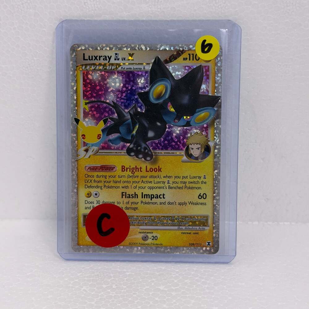 Luxray GL LV.X - 109/111 - Celebrations Classic Collection Holofoil Pokemon Card